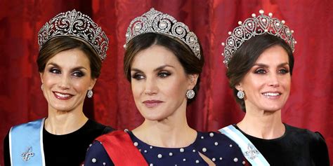 Las Tiaras De La Familia Real Española De Las Que La Reina Letizia