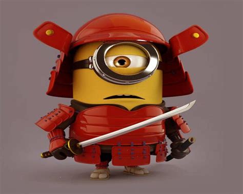 Samurai Minion Wallpaper Download To Your Mobile From Phoneky