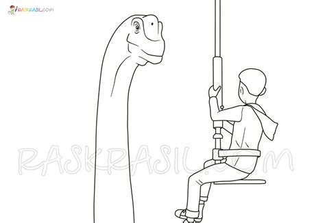 Jurassic World Camp Cretaceous Coloring Page
