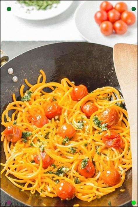 This Delicious Butternut Squash Noodles With Spring Pesto And Roasted