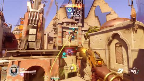 Overwatch Mercy And Pharah Gameplay Weekly Brawl Justice Rains From