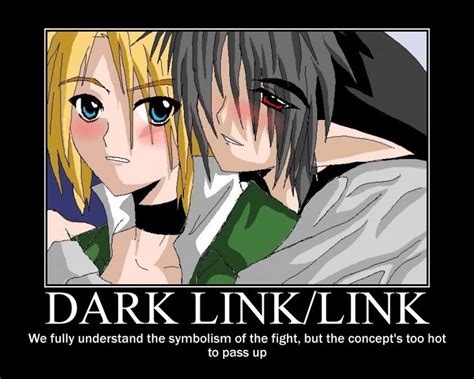 Dark Link X Link Motivator By Yagton On Deviantart Legend Of Zelda