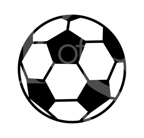 Soccer Ball SVG, Soccer Two Color Ball SVG, Futbol Svg, SVG File for