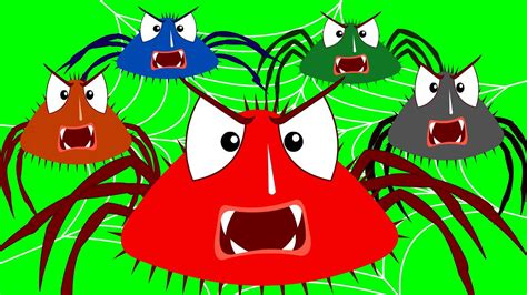 Five Scary Spiders Youtube