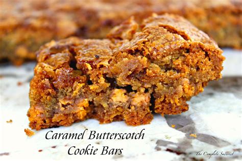 Caramel Butterscotch Cookie Bars The Complete Savorist