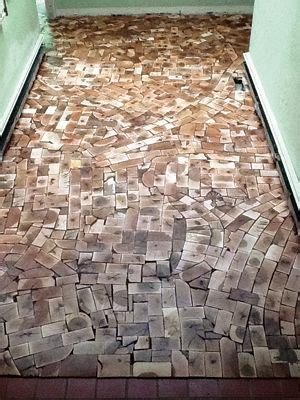 I decided that i needed to recreate this old world craftsmen appearance in. Kids Install End-Grain Floor With One of Industry's Best - Wood Floor Business Magazine | End ...