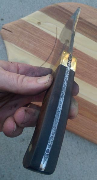 How To Make Beautiful Knife Spine File Work The Easy Way