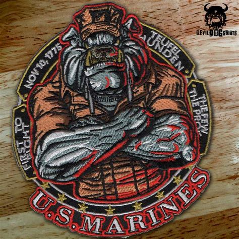 Usmc Bulldog Semper Fidelis T Package Marine Corps Items