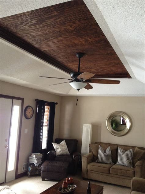 Just Finished Our New Stained Beadboard Ceiling I Love It Stained Beadboard Beadboard