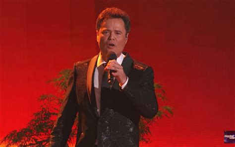Watch Donny Osmond Performs Ill Make A Man Out Of You On Dancing