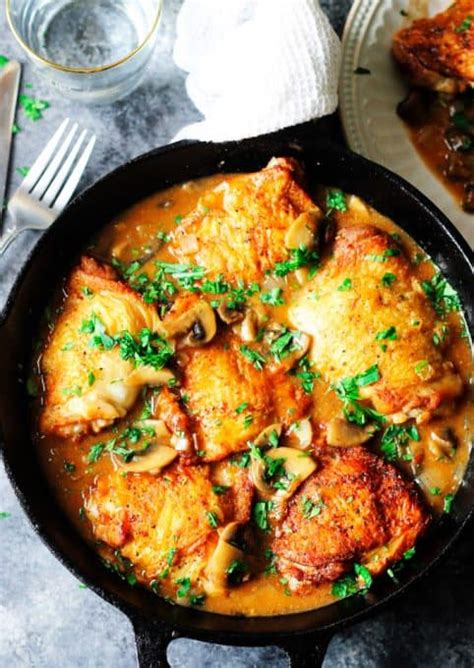 Chicken Chasseur French Hunters Chicken Eating European