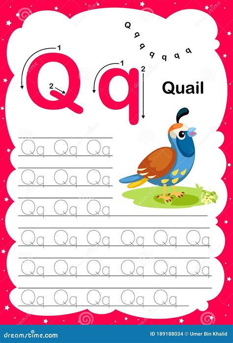 Webcolorful Letter Q Uppercase And Lowercase Alphabet A Z Tracing And