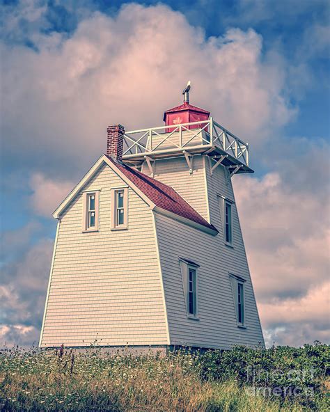 Lighthouse North Rustico Prince Edward Island Photograph By Edward