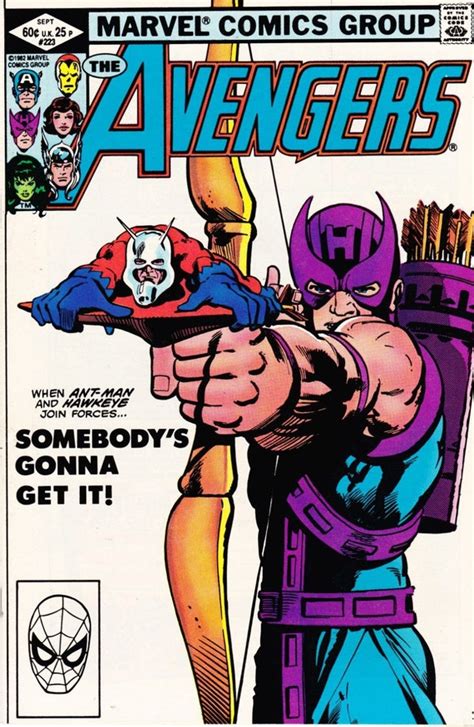 Vintage Comic Book The Avengers Number 223 September 1982