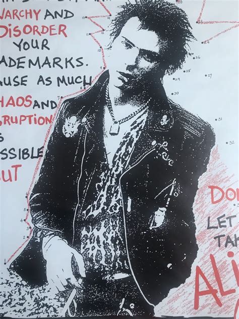 Vintage Sid Vicious Poster 1980 S Rare Sex Pistols Punk Printed In England Promo Ebay