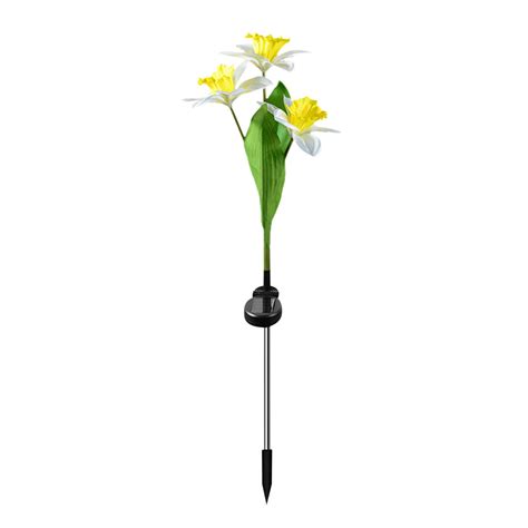 Oxodoi Yellow Solar Powered Decorative Narcissus Garden Lights