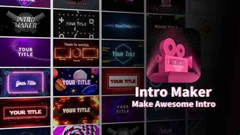 Intro Maker Free App For Ios And Android 2020 Make Awesome Intros