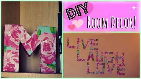 Diy 2 Easy Room Decor Ideas ♡ Youtube