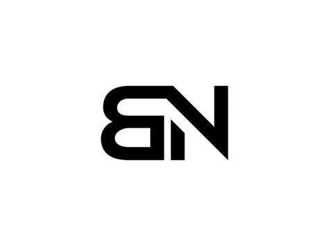 Premium Vector Bn Logo Design