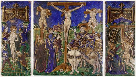 Triptych Panel With The Crucifixion French The Metropolitan Museum