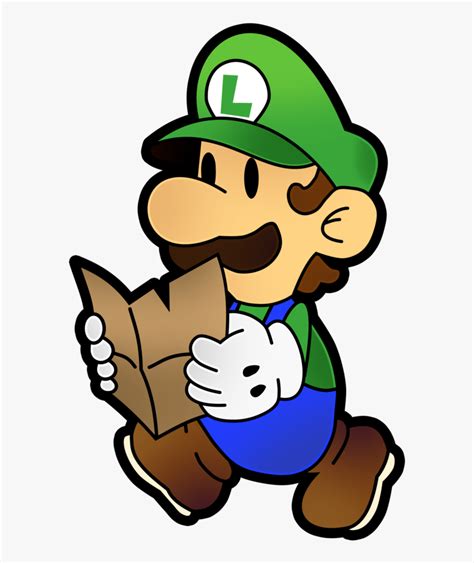 Paper Luigi Png  Royalty Free Download Super Mario