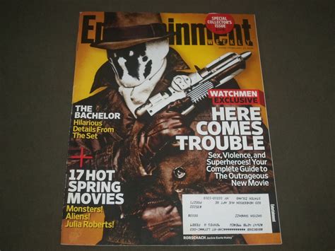 2009 February 27 Entertainment Weekly Magazine Watchmen Cover Pb
