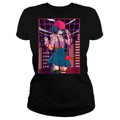 Vaporwave Anime Girl Kawaii Japanese Aesthetic Music Shirt