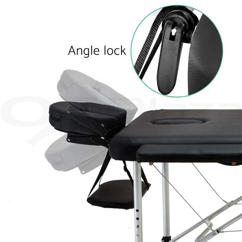 zenses massage table portable aluminium foldable treatment beauty therapy bed ebay