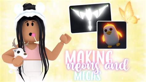 Making A Bunch Of Neons And Mega Neons In Adopt Me 🤩 Youtube