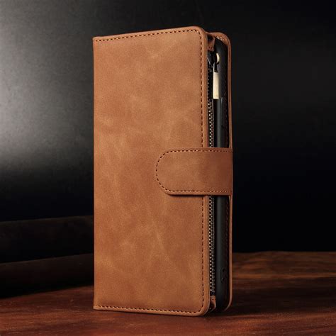retro leather zipper card wallet case for huawei p30 lite p20 pro p10 plus pro ebay