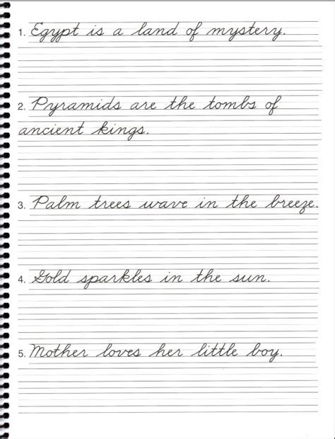 Practice vocabulary while tracing path with these free esl. Cursive Writing Practice Sentences | Traditional ...