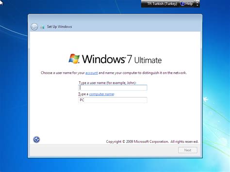 Windows 7 Ultimate Edition Installation Screenshots X86 Rtm Build 7600