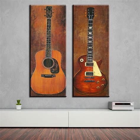 2 Pieces Guitar Wall Decor ️love The Style What About You😍 🛍come And