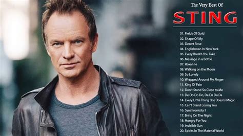 Sting Greatest Hits Collection Top 20 Best Songs Of Sting Songs Full
