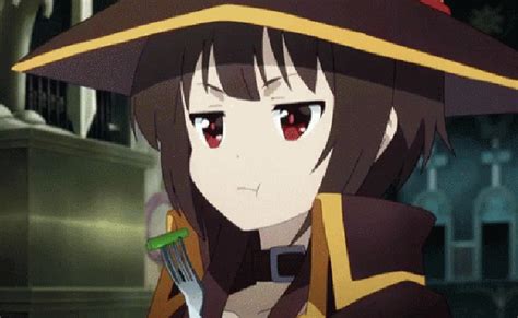 Megumin Eating  Megumin Eating Chewing Discover Share S Otosection