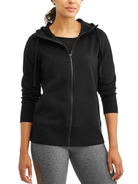 Avia Women's Active Cold Weather Full Zip Tunic Length Hoodie - Walmart.com