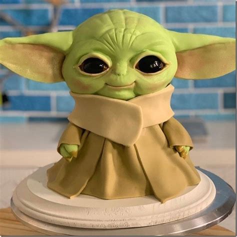 Baby Yoda Cake Ideas Baby Yoda Cake Yoda Cake Yoda Cake Topper
