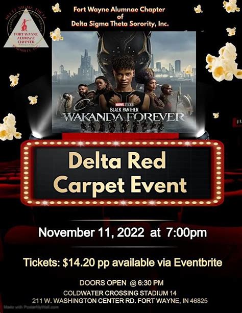 Black Panther Wakanda Forever Delta Red Carpet Private Screening