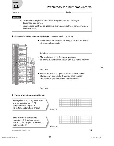 Cuaderno de trabajo para sexto grado de educación primaria 2019. 6º Santillana Cuadernillo en 2020 | Matematicas 6 primaria ...