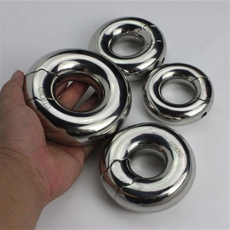 Buy Male Testicle Pendant Penis Pendant Stainless Steel Scrotum Locking Ring