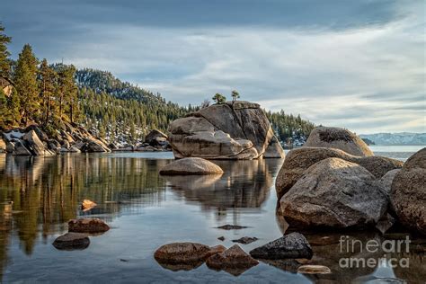 Bonsai Rock Lake Tahoe Photograph By Dianne Phelps