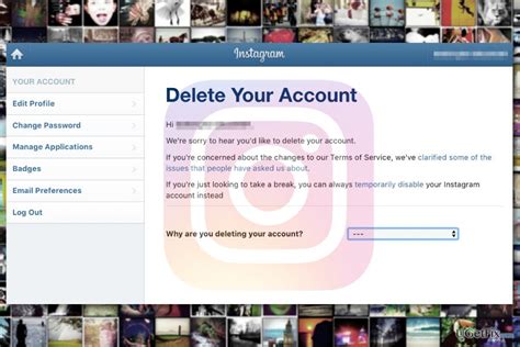 Once you delete your account, you won't be able to use the same username to signup for instagram again. How to Delete Your Instagram Account?