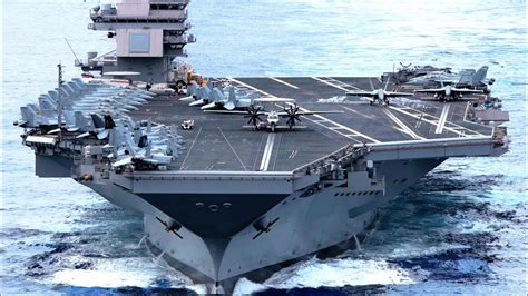 Ford Navys Largest And Most Expensive Aircraft Carrier Finishes First