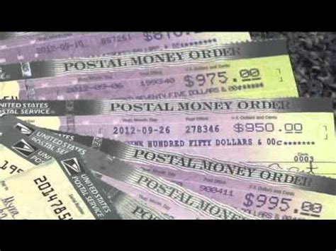 A fee for the service, known as poundage, is paid by the purchaser. Counterfeit money orders - YouTube