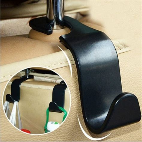 Car Seat Hooks Auto Headrest Hanger Bag Holder For Car Bag Purse Cloth