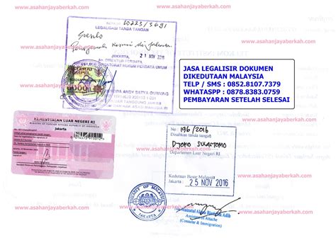 Syarat Legalisir Ijazah Di Kedutaan Malaysia Legalisir Dikedutaan