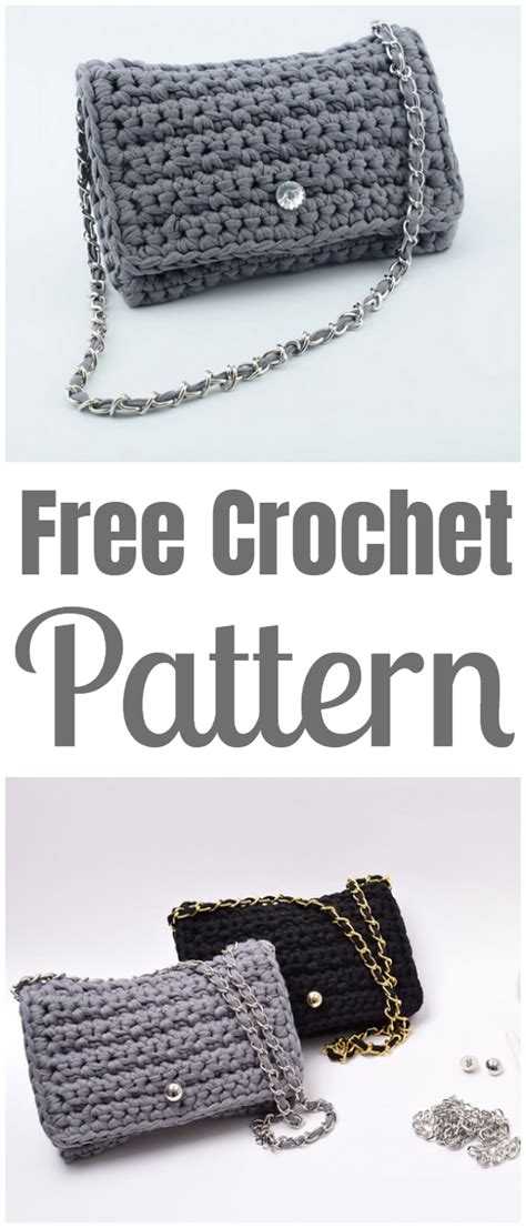 14 Crochet Clutch Bag Patterns For Beginners