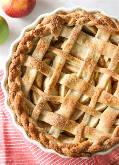 Lattice Apple Pie Baker Jo