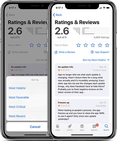 IOS Finally Allows Sorting Of App Store Reviews MacRumors