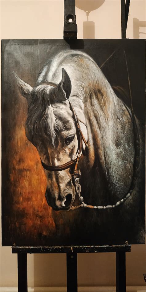 Horse Art Horse Head Painting Oil Painting On Canvas Painting